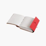 LEATHER TRAVELBOOK RED